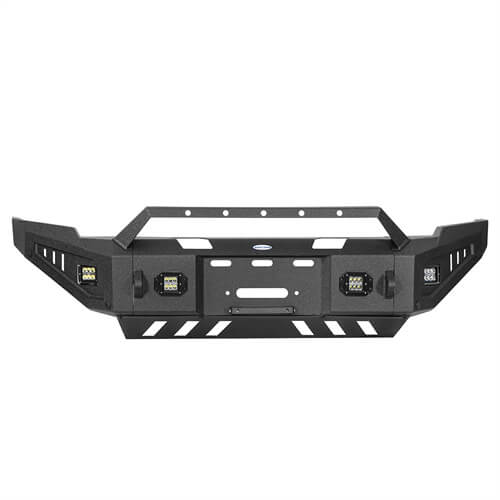 Load image into Gallery viewer, Aftermarket Full-Width Ram 2500 Front Bumper Pickup Truck Parts For 2010-2018 Ram 2500 - Hooke Road b6404 19
