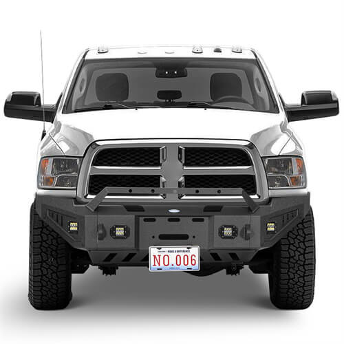 Load image into Gallery viewer, Aftermarket Full-Width Ram 2500 Front Bumper Pickup Truck Parts For 2010-2018 Ram 2500 - Hooke Road b6404 3
