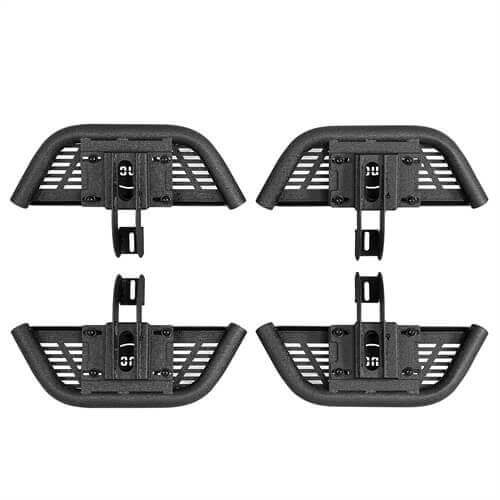 Load image into Gallery viewer, Side Hoop Steps Kit Jeep Wrangler Parts For 2018-2023 Jeep Wrangler JL 4-Door - Hooke Road b3059s 20
