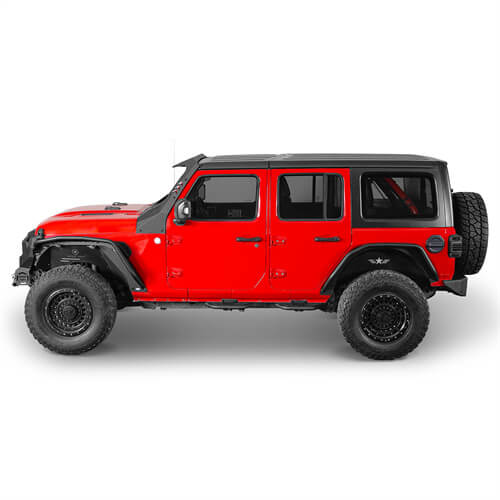 Load image into Gallery viewer, Side Hoop Steps Kit Jeep Wrangler Parts For 2018-2023 Jeep Wrangler JL 4-Door - Hooke Road b3059s 3
