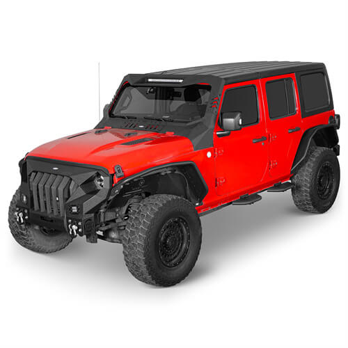 Load image into Gallery viewer, Side Hoop Steps Kit Jeep Wrangler Parts For 2018-2023 Jeep Wrangler JL 4-Door - Hooke Road b3059s 4
