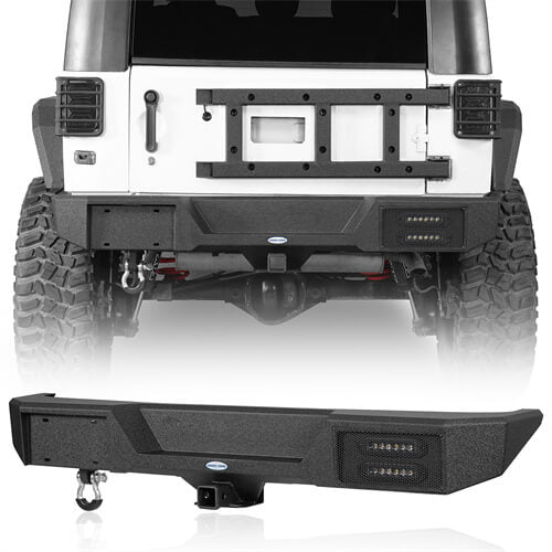 Load image into Gallery viewer, 2007-2018 Jeep Wrangler JK Rear Bumper 4x4 Jeep Parts Aftermarket Bumpers - Hooke Road b2088s 2
