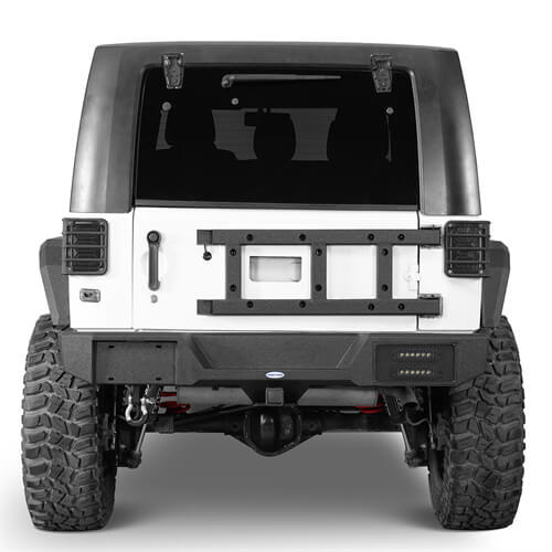 2007-2018 Jeep Wrangler JK Rear Bumper 4x4 Jeep Parts Aftermarket Bumpers - Hooke Road b2088s 3