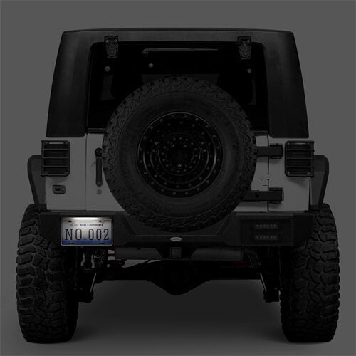 Load image into Gallery viewer, 2007-2018 Jeep Wrangler JK Rear Bumper 4x4 Jeep Parts Aftermarket Bumpers - Hooke Road b2088s 9
