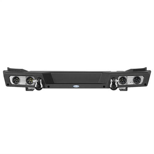 Aftermarket Rear Bumper Off Road Parts w/D-Rings & LED Lights For 2021-2023 Ford Bronco Excluding Raptor - Hooke Road b8923s 24