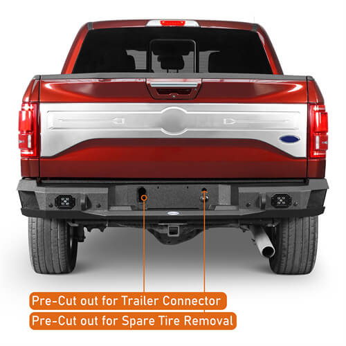 Load image into Gallery viewer, 2015-2017 Ford F-150 Rear Bumper Aftermarket Bumper Pickup Truck Parts - Hooke Road b8284 12
