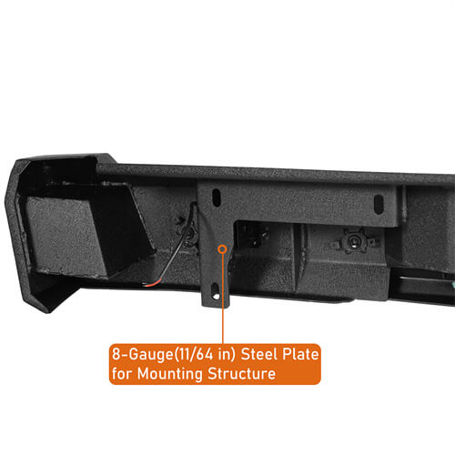 2015-2017 Ford F-150 Rear Bumper Aftermarket Bumper Pickup Truck Parts - Hooke Road b8284 17