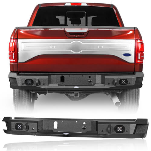 Load image into Gallery viewer, 2015-2017 Ford F-150 Rear Bumper Aftermarket Bumper Pickup Truck Parts - Hooke Road b8284 2
