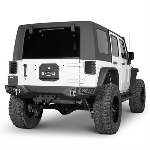 Load image into Gallery viewer, 2007-2018 Jeep JK Rear Bumper Hooke Road Bumpers 4x4 Jeep Parts - Hooke Road b2097s 4
