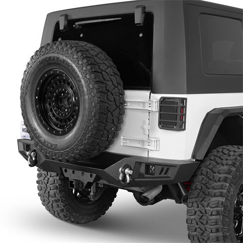 Load image into Gallery viewer, 2007-2018 Jeep JK Rear Bumper Hooke Road Bumpers 4x4 Jeep Parts - Hooke Road b2097s 6
