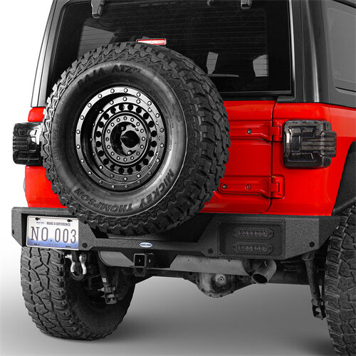 Load image into Gallery viewer, 2018-2024 Jeep Wrangler JL Rear Bumper 4x4 Jeep Parts Aftermarket Bumpers - Hooke Road b3056s 6
