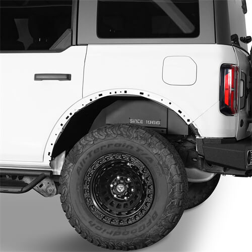 Load image into Gallery viewer, Aftermarket Rear Wheel Well Liners 4x4 Truck Parts For 2021 2022 2023 Ford Bronco - Hooke Road b8915s 7
