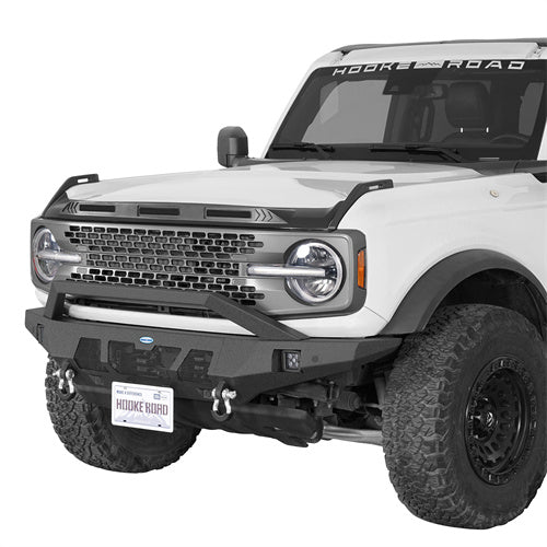 Hooke Road Aftermarket Steel Front Bumper for 2021-2025 Ford Bronco b8935s 3