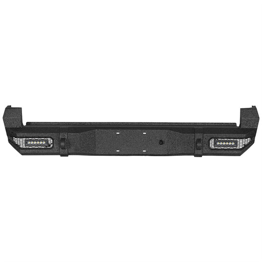 Hooke Road Aftermarket Steel Rear Bumper for 2016-2023 Toyota Tacoma b4239s 4