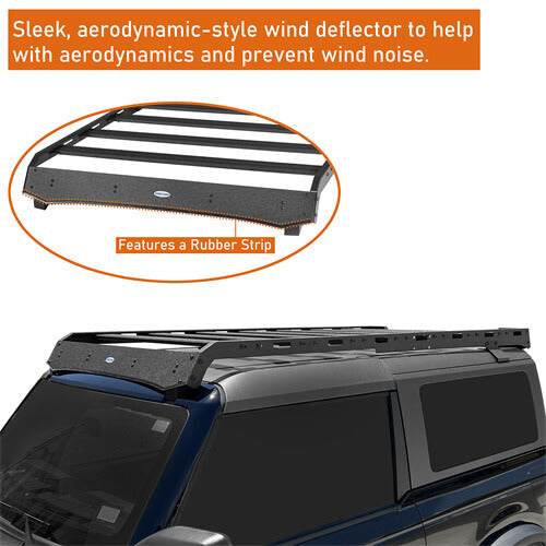 Load image into Gallery viewer, 2021-2024 Ford Bronco Roof Rack Luggage Rack 4x4 Truck Parts - Hooke Road b8929s 11
