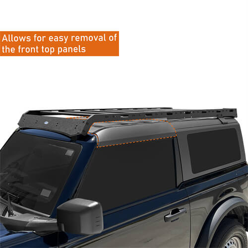 Load image into Gallery viewer, 2021-2024 Ford Bronco Roof Rack Luggage Rack 4x4 Truck Parts - Hooke Road b8929s 12
