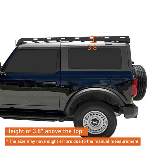 Load image into Gallery viewer, 2021-2024 Ford Bronco Roof Rack Luggage Rack 4x4 Truck Parts - Hooke Road b8929s 6

