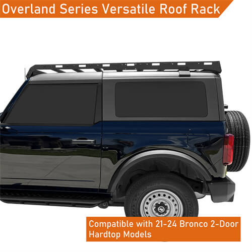Load image into Gallery viewer, 2021-2024 Ford Bronco Roof Rack Luggage Rack 4x4 Truck Parts - Hooke Road b8929s 7
