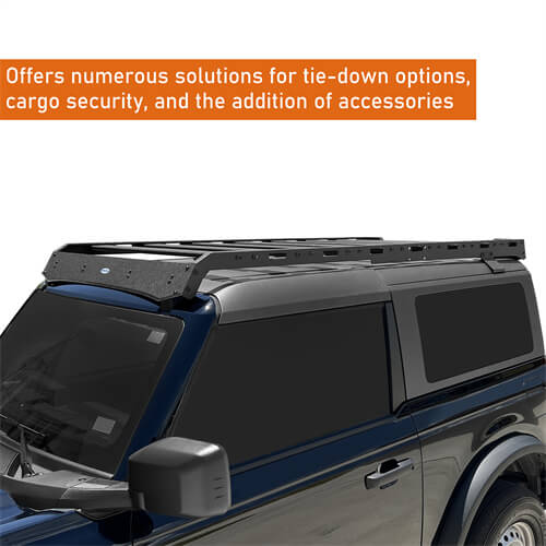 Load image into Gallery viewer, 2021-2024 Ford Bronco Roof Rack Luggage Rack 4x4 Truck Parts - Hooke Road b8929s 9
