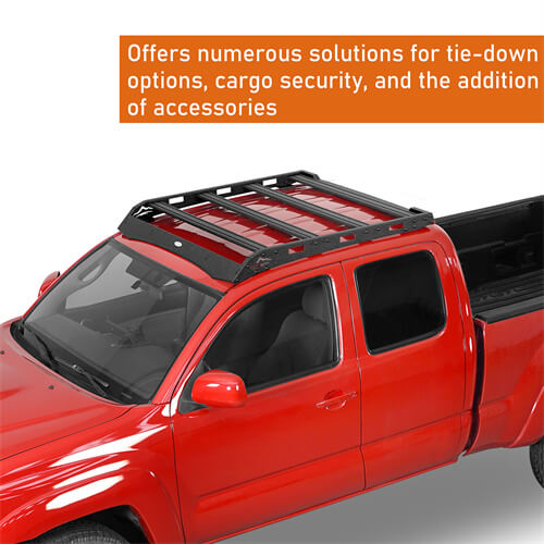 Load image into Gallery viewer, Aluminum Roof Rack Cargo Rack 4x4 Truck Parts For 2005-2023 Toyota Tacoma Access Cab  - Hooke Road b4035s 11
