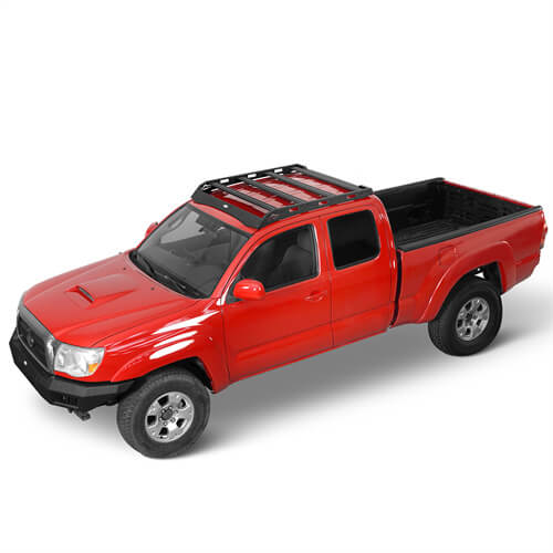 Load image into Gallery viewer, Aluminum Roof Rack Cargo Rack 4x4 Truck Parts For 2005-2023 Toyota Tacoma Access Cab  - Hooke Road b4035s 4
