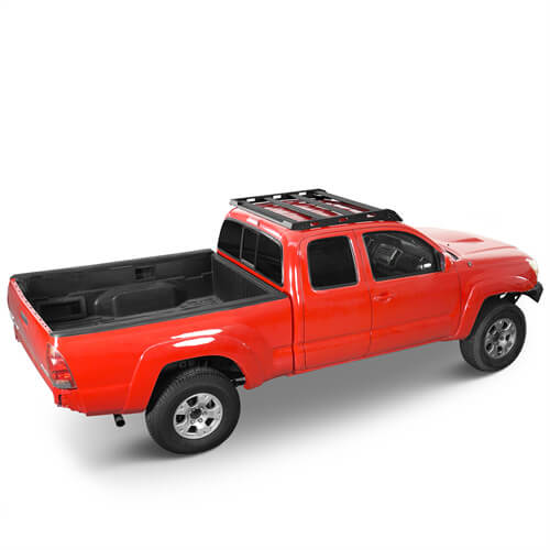 Load image into Gallery viewer, Aluminum Roof Rack Cargo Rack 4x4 Truck Parts For 2005-2023 Toyota Tacoma Access Cab  - Hooke Road b4035s 5

