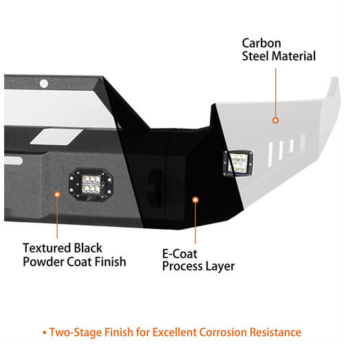 Load image into Gallery viewer, 2009-2012 Ram 1500 Aftermarket Full-Width Front Bumper 4x4 Truck Parts - Hooke Road b6202 16
