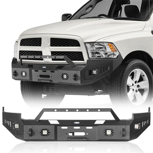 Load image into Gallery viewer, 2009-2012 Ram 1500 Aftermarket Full-Width Front Bumper 4x4 Truck Parts - Hooke Road b6202 2

