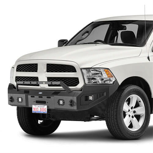 Load image into Gallery viewer, 2009-2012 Ram 1500 Aftermarket Full-Width Front Bumper 4x4 Truck Parts - Hooke Road b6202 4
