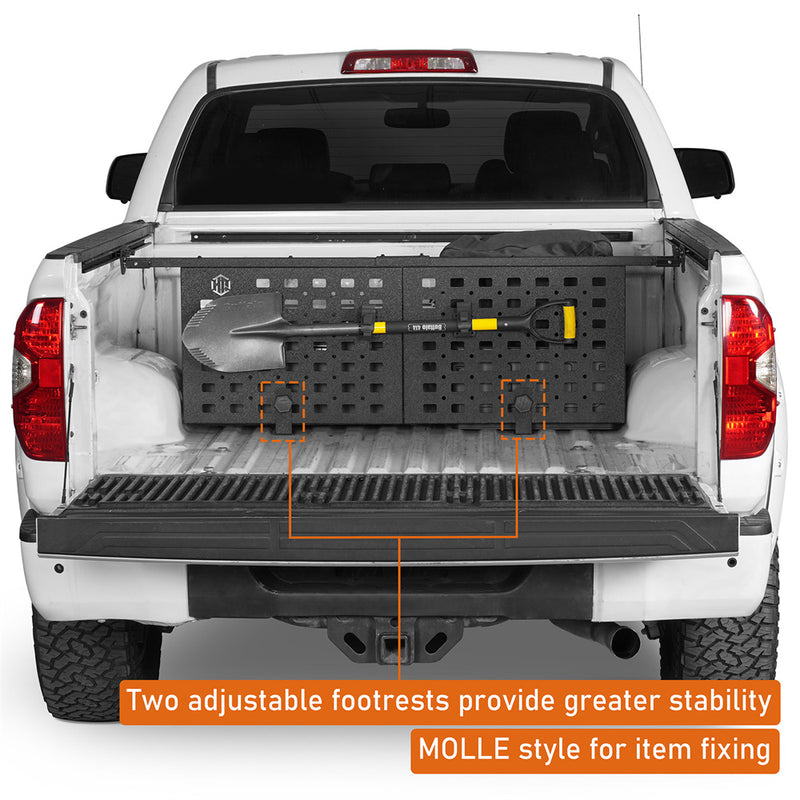 Load image into Gallery viewer, Hooke Road Pick-up Bed Cargo MOLLE Divider 2007-2021 Toyota Tundra b5037s 5
