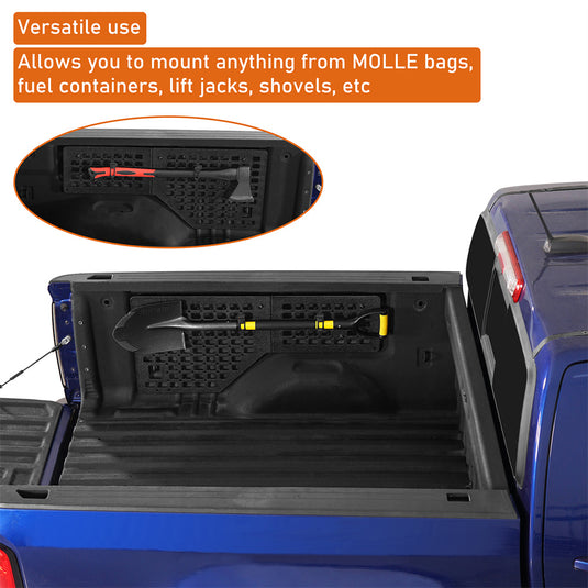 Bed Storage Panels for 2015-2022 Chevy Colorado & GMC Canyon  5'2" Bed Hooke Road b9123s 6