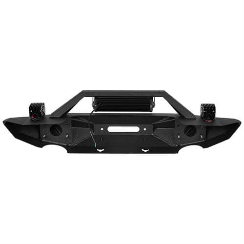 Load image into Gallery viewer, HookeRoad Blade Front Bumper &amp; Different Trail Rear Bumper Combo for 2007-2018 Jeep Wrangler JK JKU Hooke Road HE.2031+2030 13
