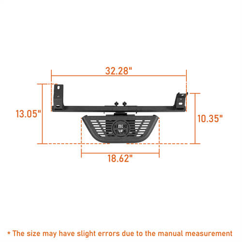 Load image into Gallery viewer, 2021-2024 Ford Bronco Side Steps Side Hoop Steps kit 4x4 Truck Parts - Hooke Road b8931s 16
