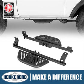 2021-2024 Ford Bronco Side Steps Side Hoop Steps kit 4x4 Truck Parts - Hooke Road b8931s 1