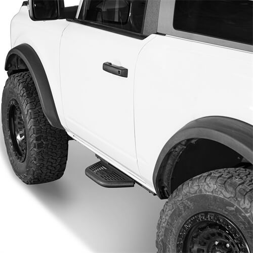 Load image into Gallery viewer, 2021-2024 Ford Bronco Side Steps Side Hoop Steps kit 4x4 Truck Parts - Hooke Road b8931s 7
