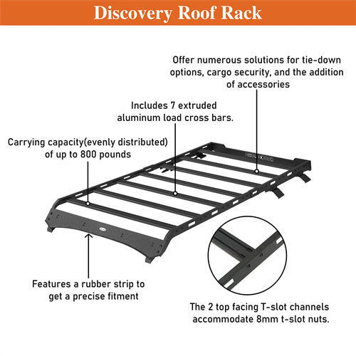 Bronco Discovery Roof Rack For Ford 21-23 4-Door Hardtop - HookeRoad b8906s 12