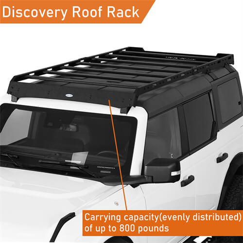 Bronco Discovery Roof Rack For Ford 21-23 4-Door Hardtop - HookeRoad b8906s 15