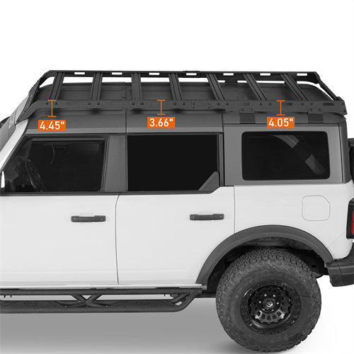 Bronco Discovery Roof Rack For Ford 21-23 4-Door Hardtop - HookeRoad b8906s 8