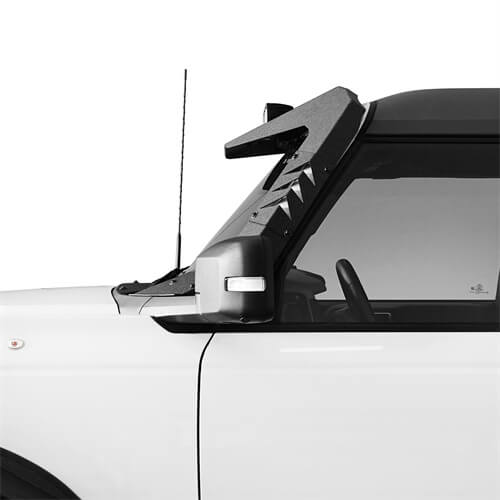 2021-2024 Ford Bronco Madmax Windshield Frame Sun Visor Cowl w/4 LED Light - Hooke Road
