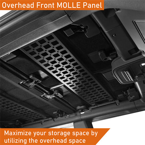 Bronco Molle Panel Front Overhead MOLLE Storage Panel For 2021-2023 Ford Bronco - Hooke Road ft20018 9