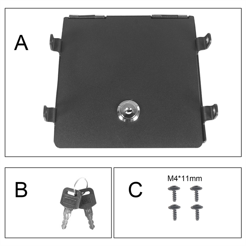 Load image into Gallery viewer, Hooke Road Center Console Lock Box for 2011-2018 Jeep Wrangler JK MMR.21795.SHO 5
