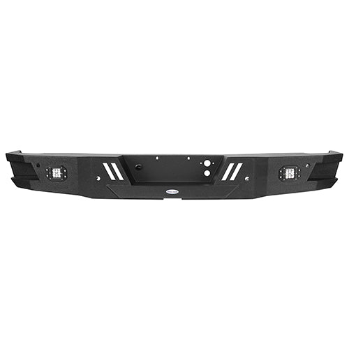 Load image into Gallery viewer, HookeRoad Chevrolet Silverado Rear Bumper w/LED Floodlights for 2007-2018 Chevy Silverado 1500 HookeRoad HE.9025 6
