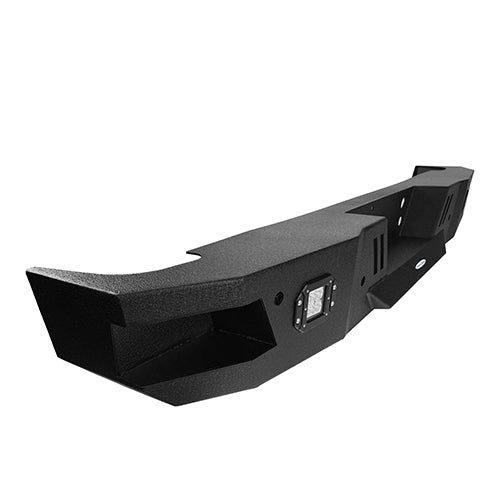 Load image into Gallery viewer, HookeRoad Chevrolet Silverado Rear Bumper w/LED Floodlights for 2007-2018 Chevy Silverado 1500 HookeRoad HE.9025 9
