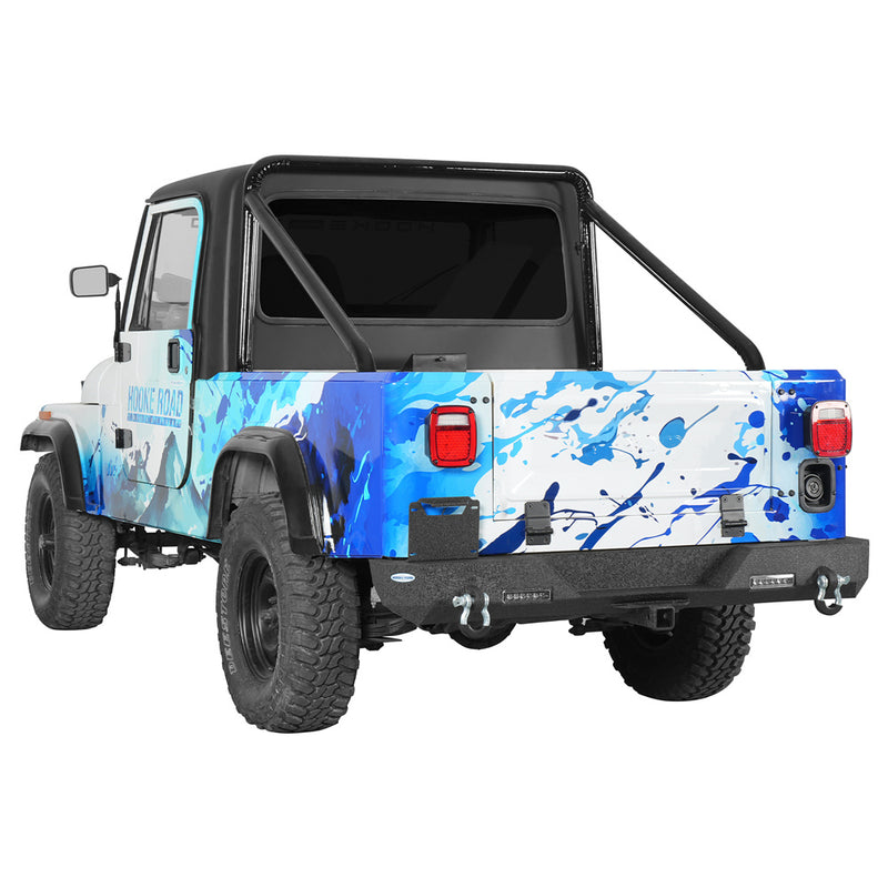 Load image into Gallery viewer, Classic Rear Bumper for 1976-1986 Jeep CJ-5 CJ-7 CJ-8 Scrambler Hooke Road b1093s 3

