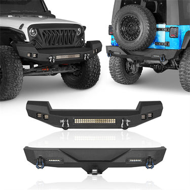 2007-2018 Jeep Wrangler JK Bumper – Hooke Road 4x4