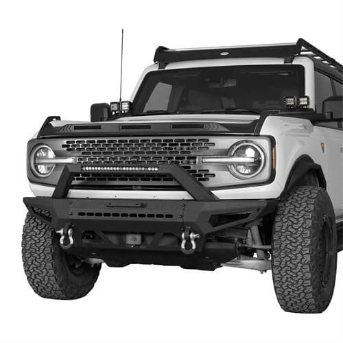 Load image into Gallery viewer, 2021-2023 Ford Bronco (Excluding Raptor) DiscoveryⅠFront Bumper w/72W Light Bar - Hooke Road b8912s 3
