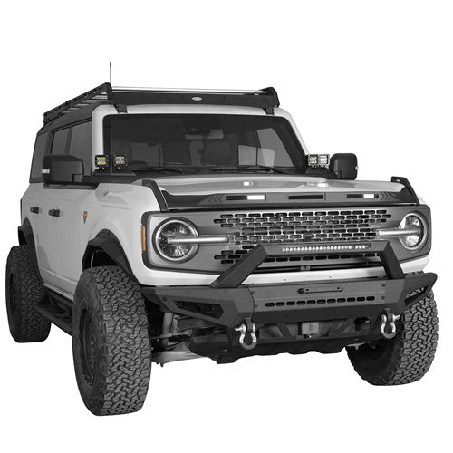 2021-2023 Ford Bronco (Excluding Raptor) DiscoveryⅠFront Bumper w/72W Light Bar - Hooke Road b8912s 3