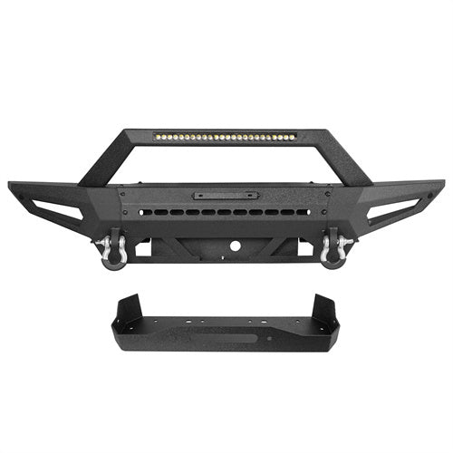 2021-2023 Ford Bronco (Excluding Raptor) DiscoveryⅠFront Bumper w/72W Light Bar - Hooke Road b8912s 6