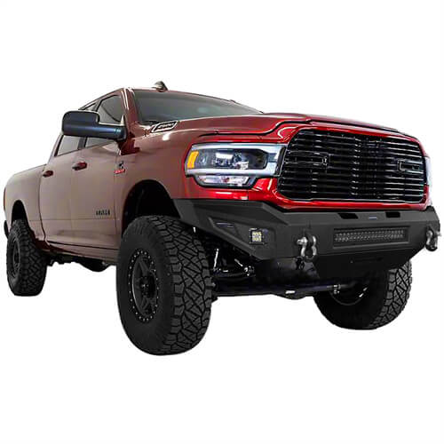 HookeRoad Dodge Ram 2500 Front Bumper & Rear Bumper for 2019-2023 Ram 2500 Hooke Road HE.6302+HE.6304 3