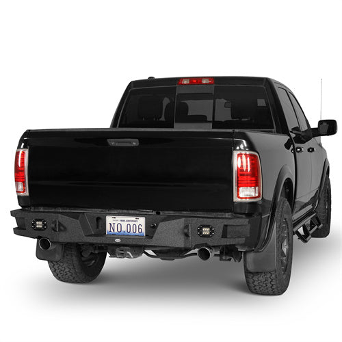 HookeRoad Dodge Ram Front Bumper & Rear Bumper Combo for 2013-2018 Dodge Ram 1500, Excluding Rebel b60016002s 12